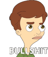 Bullshit Andrew Glouberman Sticker