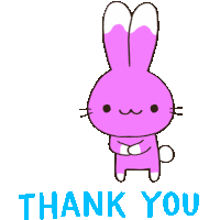 Buniboo Bows In Thanks Sticker