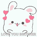 Bunny Bunny Kiss GIF