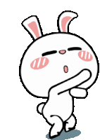 Bunny Dancing Oh Yeah Sticker
