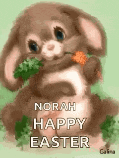 Bunny Happy Easter GIF