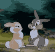 Bunny Tail Kiss GIF