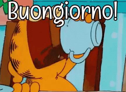 Buongiorno Con Il Caffè Buona Giornata A Tutti Buon Giorno Svegliarsi Buondì Felice Giorno GIF