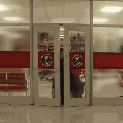 Burst Through The Door Lisa GIF