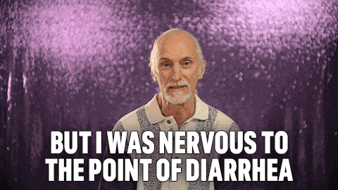 But I Was Nervous To The Point Of Diarrhea Ron GIF