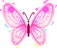 Butterfly Glitter Sticker