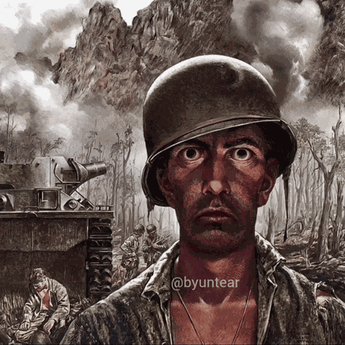 Byuntear Thousand Yard Stare GIF