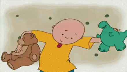 Caillou Hug GIF