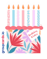 Cake Birthday Cake Sticker