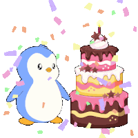 Cake Party Sticker