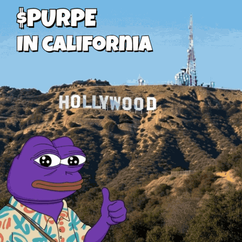 California Purple Pepe GIF