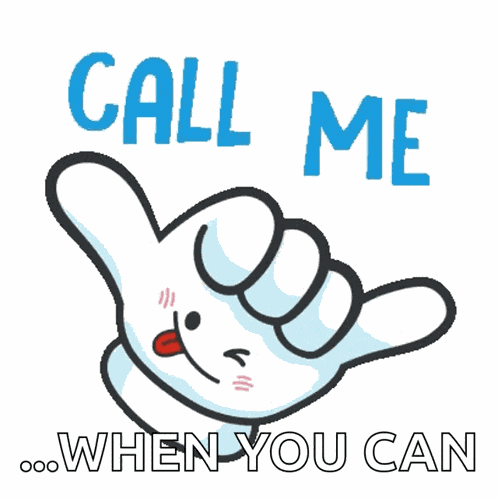 Call Me Hand GIF