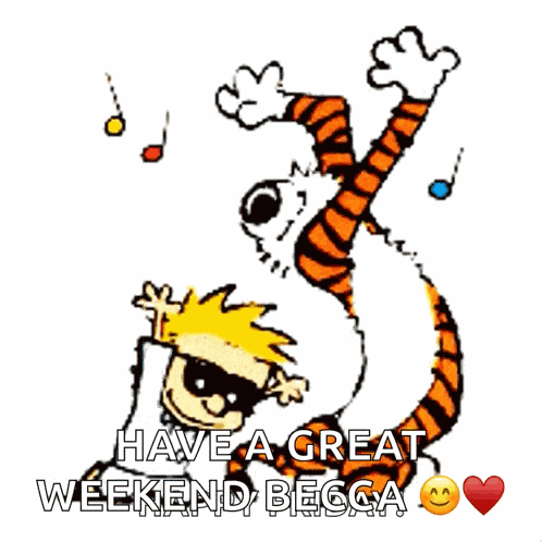 Calvin And Hobbes Dance GIF