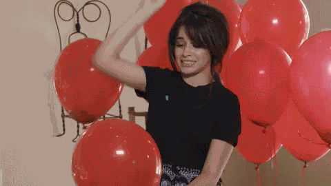 Camila Cabello Pop Balloon GIF