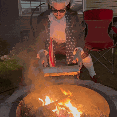 Camp Fire Campfire GIF