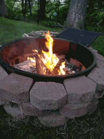 Campfire Camping GIF