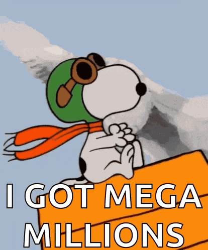 Camsey Snoopy Flying Fly Peanuts Clouds House GIF