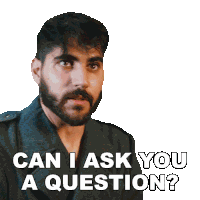 Can I Ask You A Question Rudy Ayoub Sticker