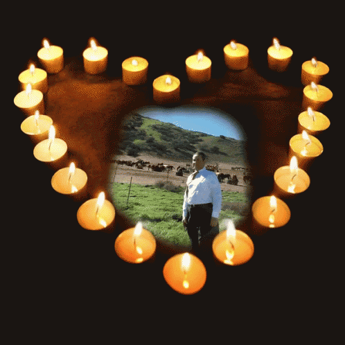 Candle Heart Love You GIF