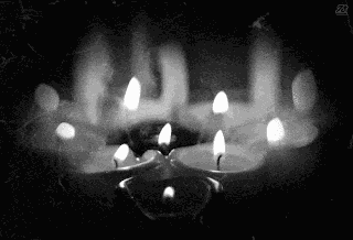 Candles Black GIF