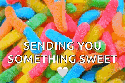 Candy Sour Gummi Worms GIF
