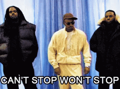 Cant Stop Wont GIF
