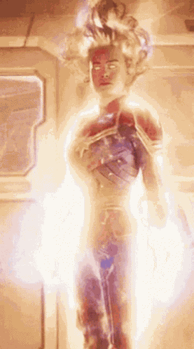 Captain Marvel Superhero GIF