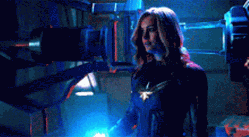 Captain Marvel Superhero GIF