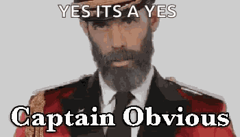 Captain Obvious Obviously GIF