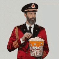 Captain Obvious Popcorn GIF