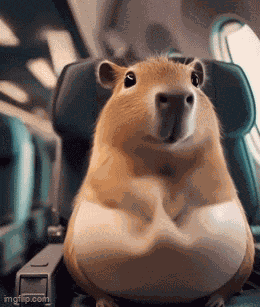 Capybara Stomach GIF