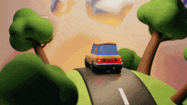 Car Sunset GIF