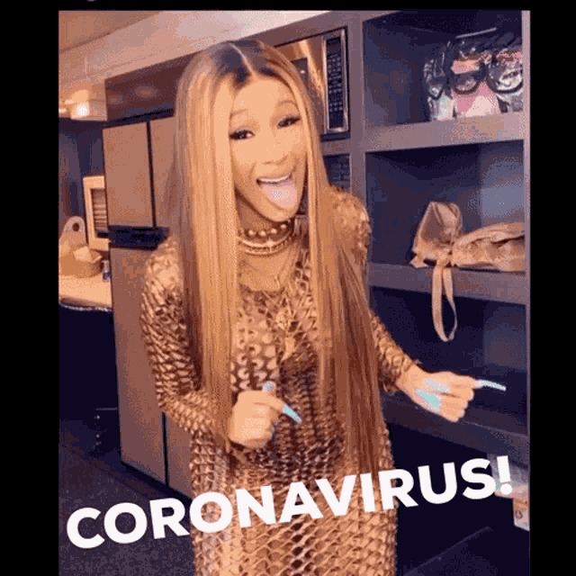 Cardi B Coronavirus GIF