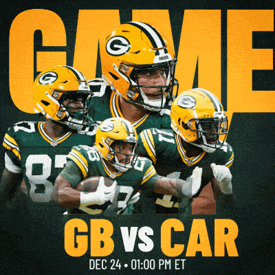 Carolina Panthers Vs. Green Bay Packers Pre Game GIF