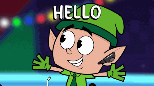 Cartoon Hello GIF