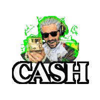 Cash Cash Money Sticker