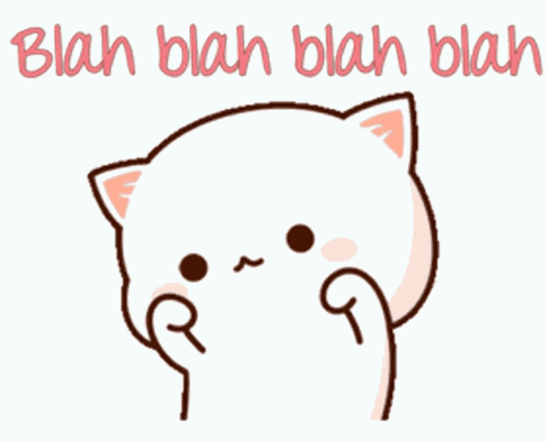 Cat Blah GIF