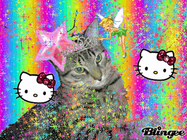 Cat Blingee GIF