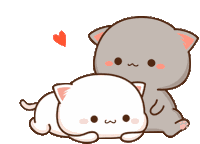 Cat Cuddle Sticker