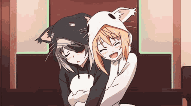 Cat Girl Affection GIF