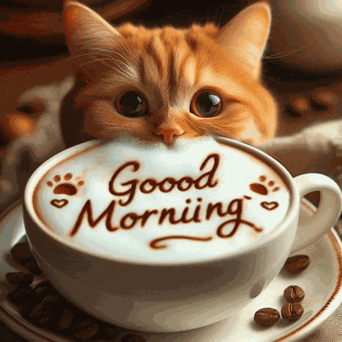 Cat Good Morning Meme