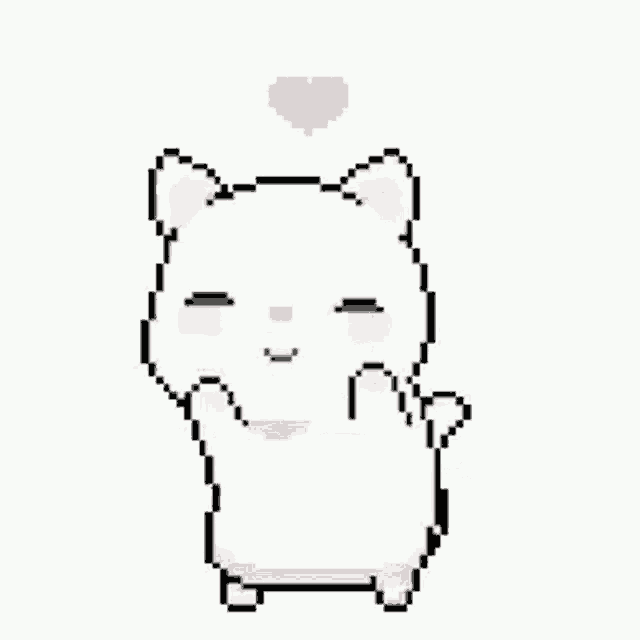 Cat Heart GIF