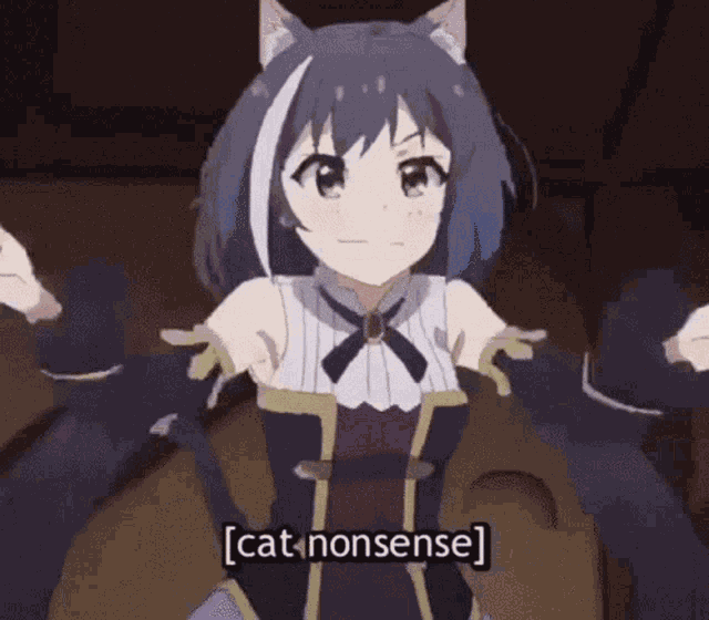 Cat Nonsense Anime GIF