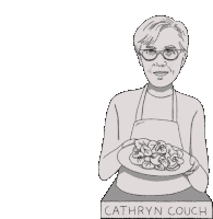 Cathryn Couch Healing With Food Sticker