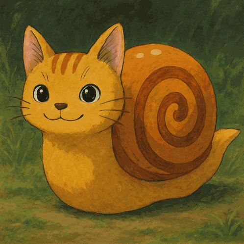 Catsnail Ghibli Meme