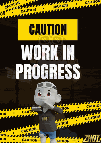 Caution Work In Progress GIF