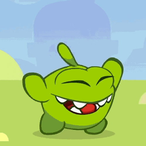Celebrating Om Nom GIF