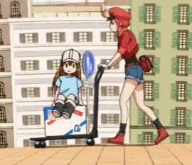Cell At Work Shopping GIF