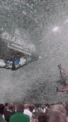 Celtics Confetti Boston Celtics Champions GIF