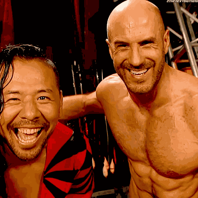 Cesaro Shinsuke Nakamura GIF GIF